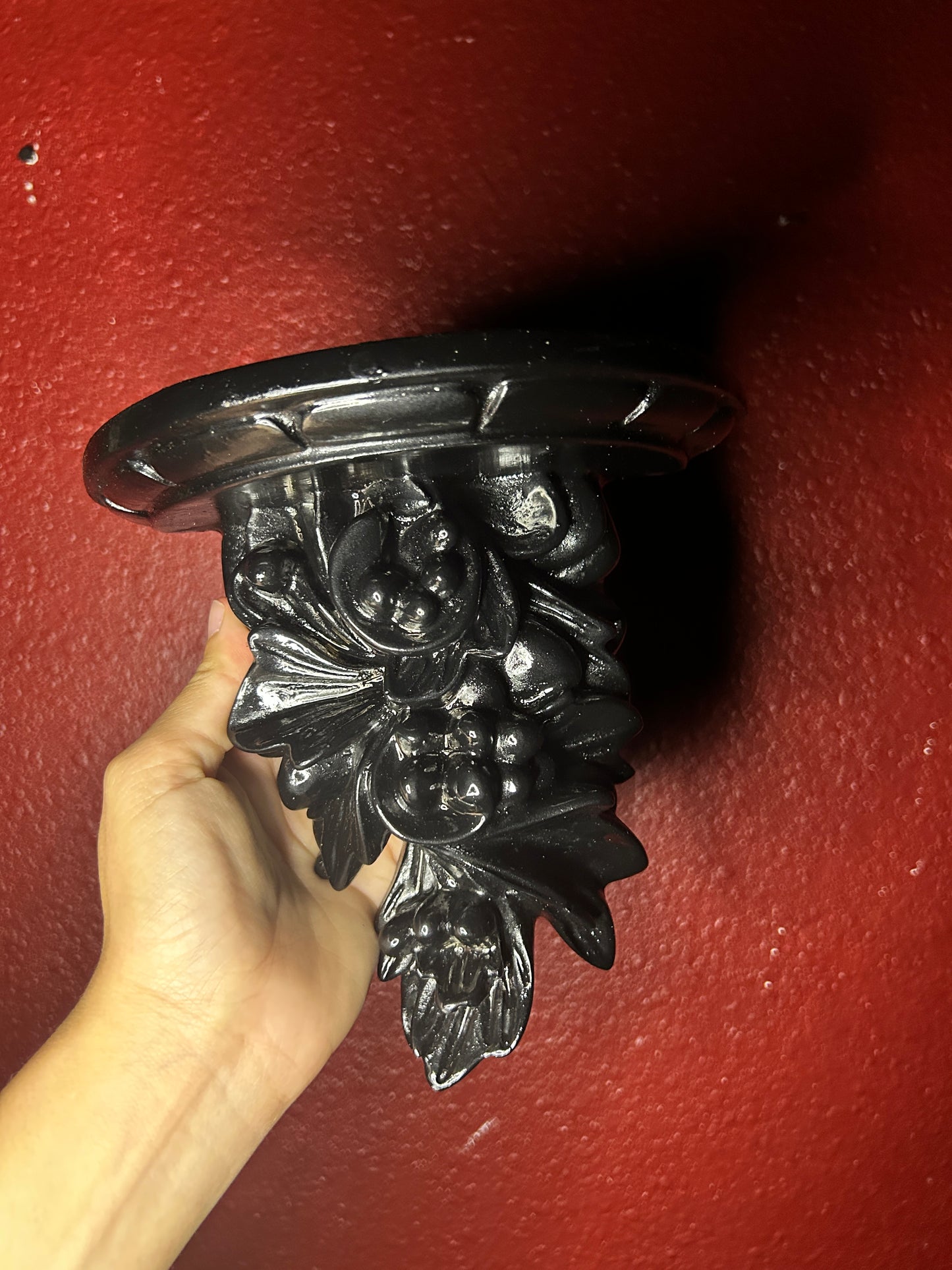Pair of Gothic Shelves