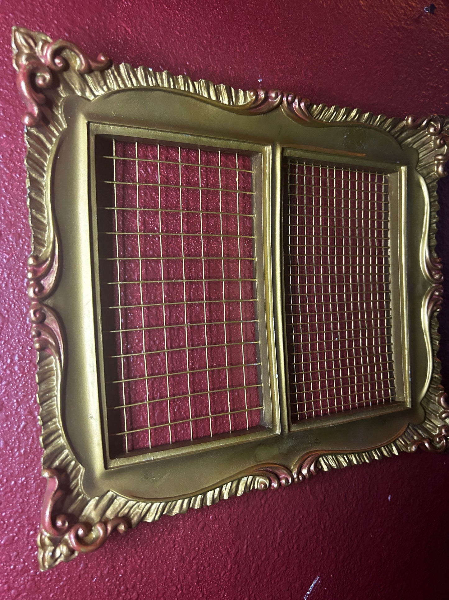 Gold Frame Earring Holder
