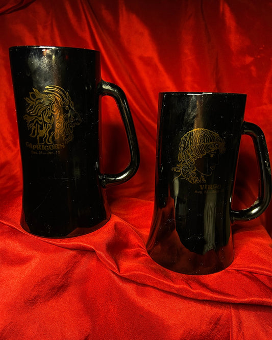 Zodiac Sign Vintage Tall Mug Stein