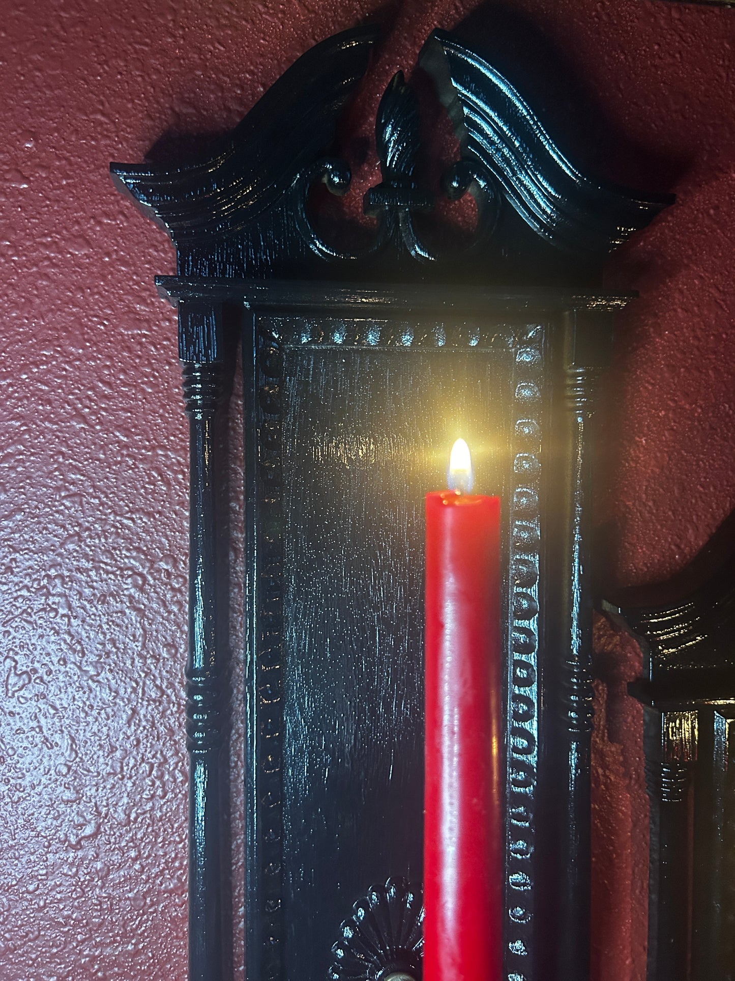 Pair of Gothic Candleholders