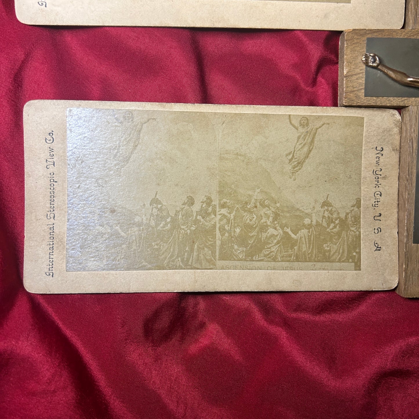 Set of 4 Religious Stereoscope Viewer Cards (1)