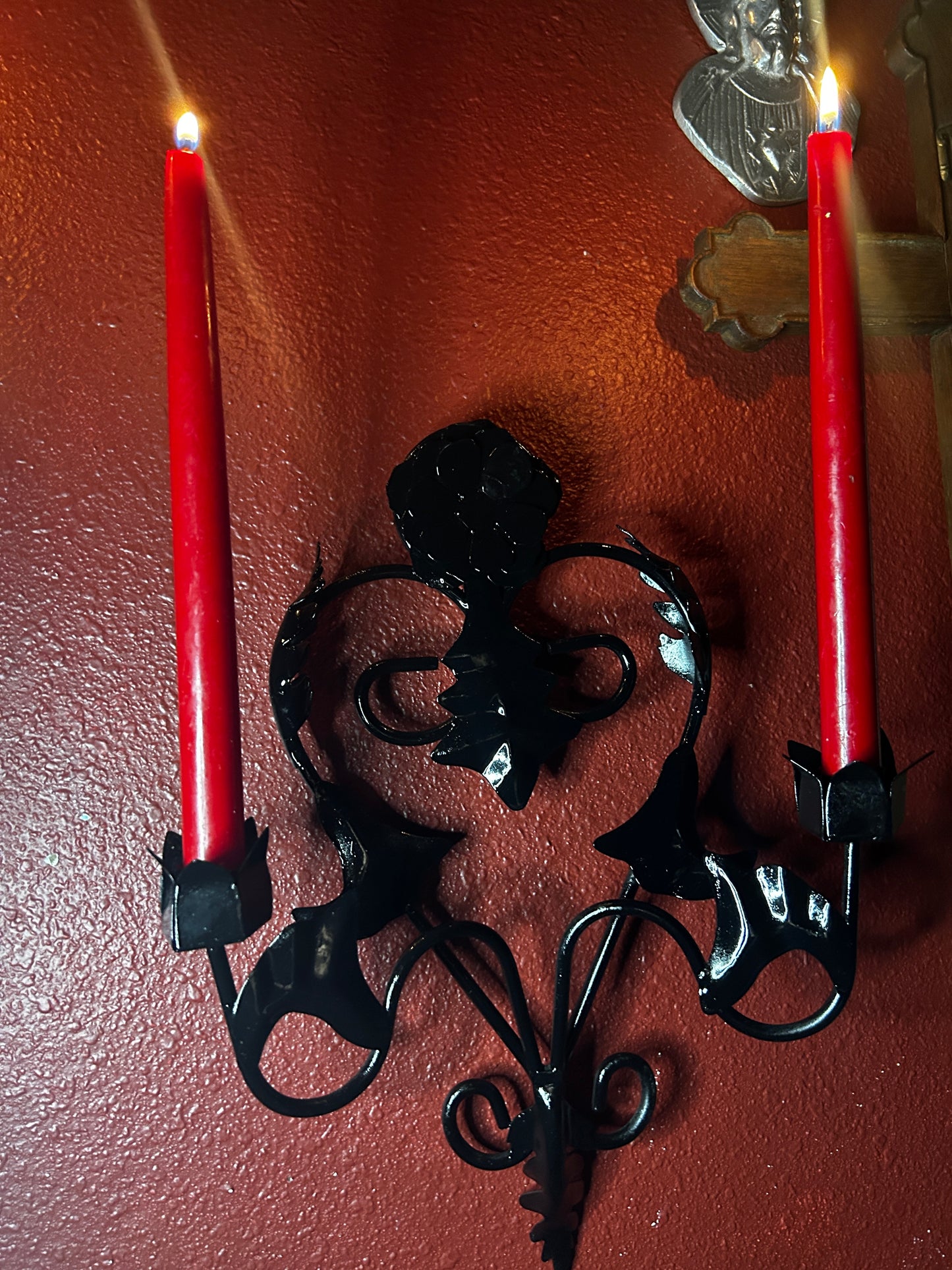 Vintage Double Armed Gothic Sconces