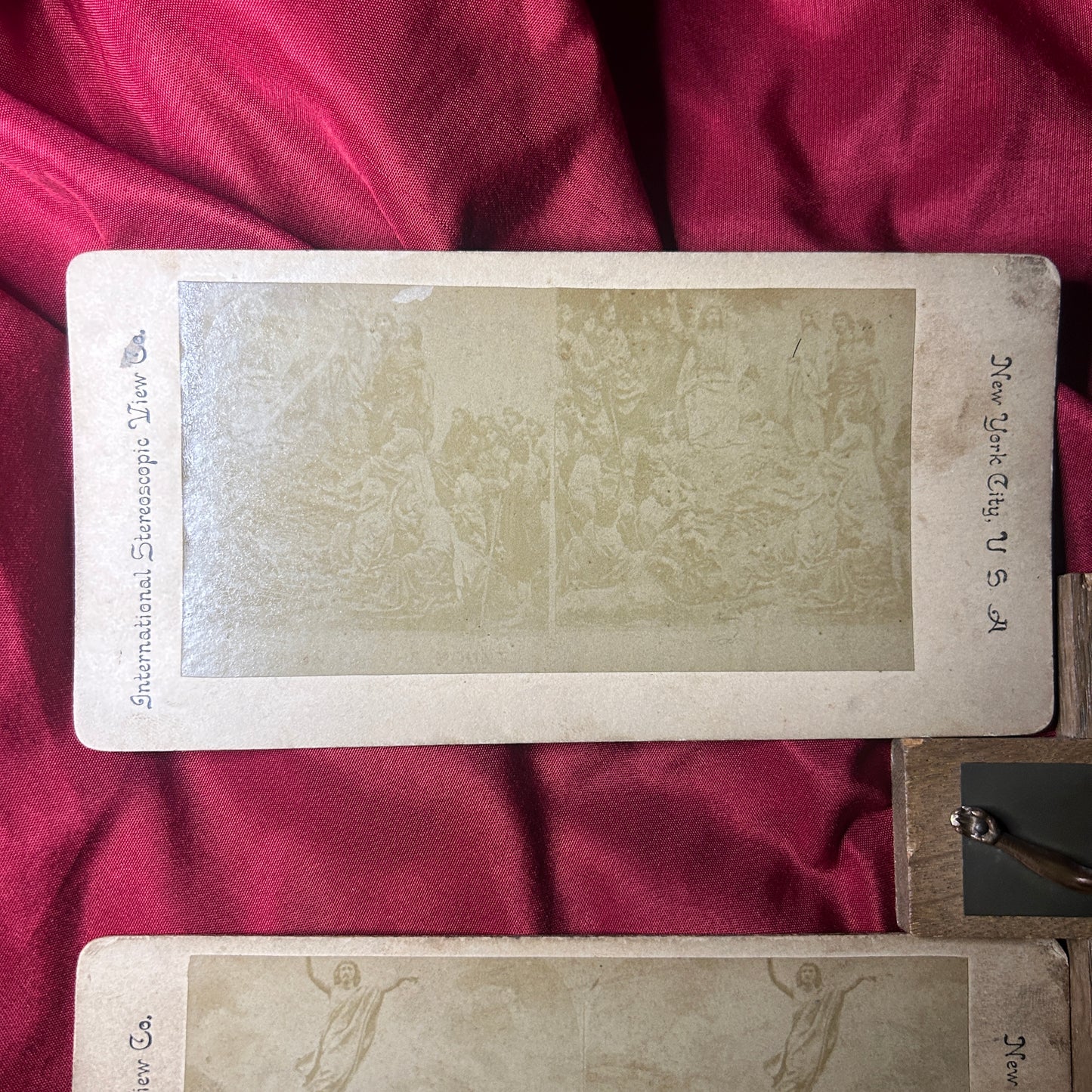 Set of 4 Religious Stereoscope Viewer Cards (1)