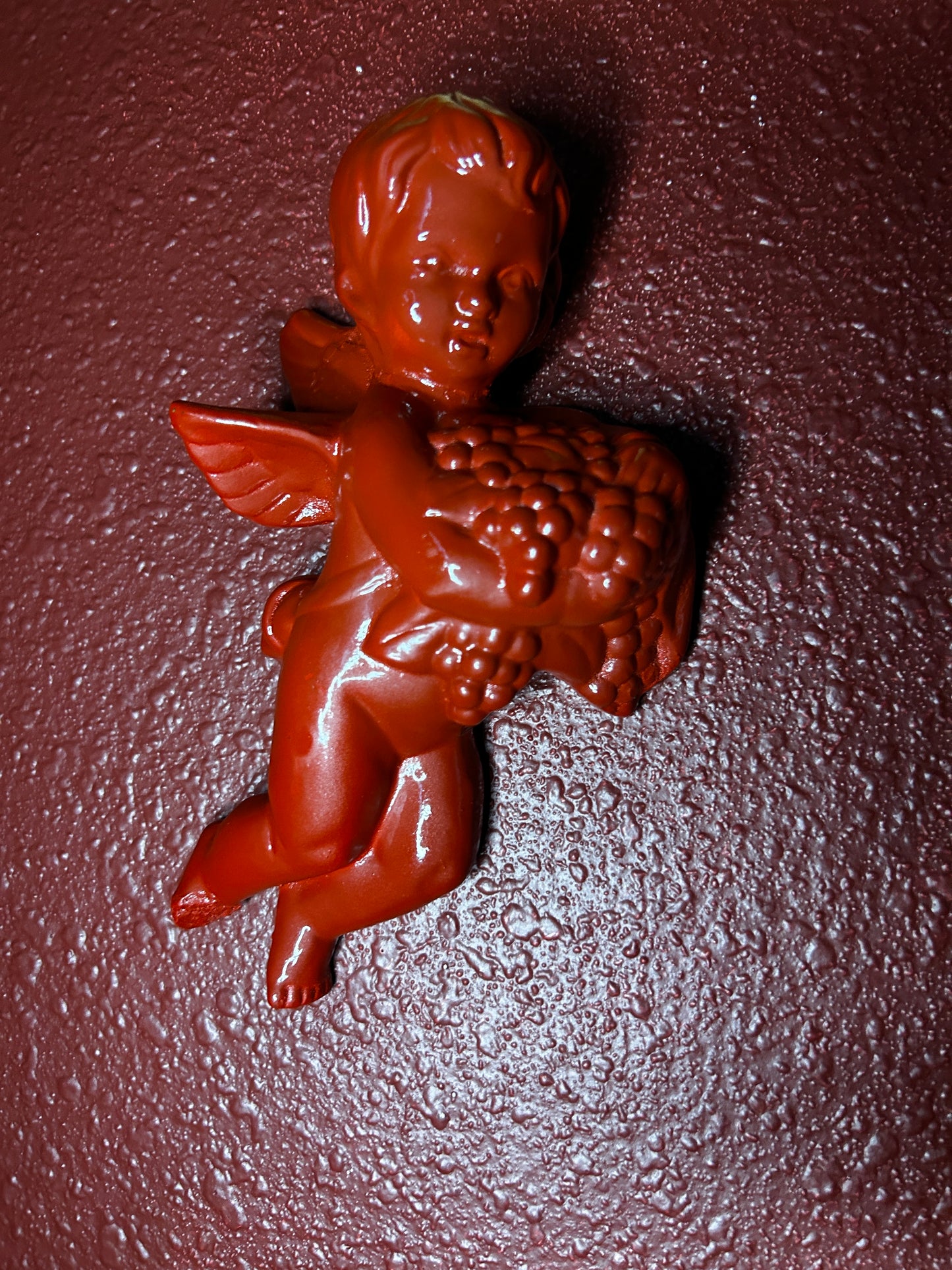 Pair of Red Cherubs