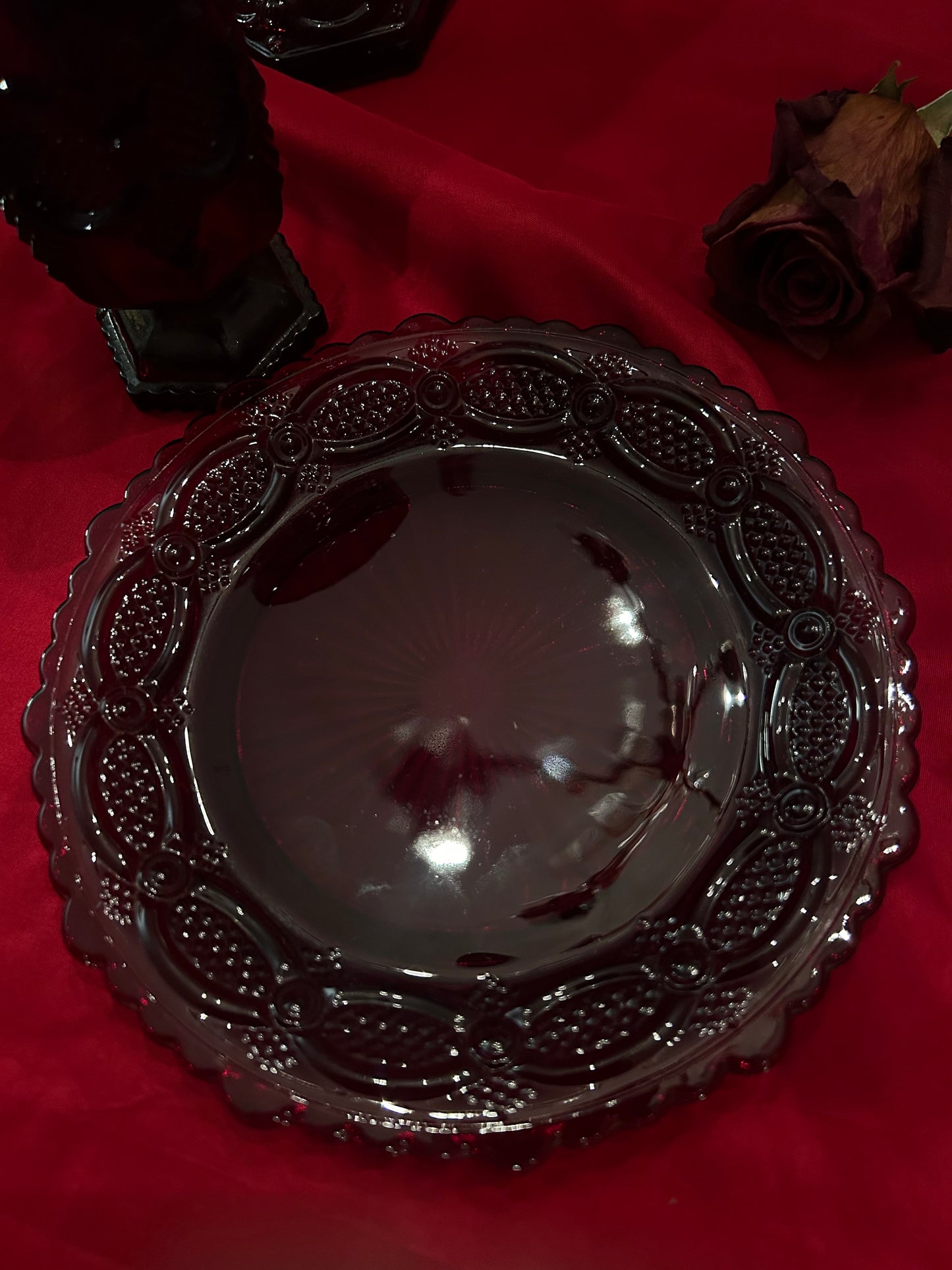 Ruby Red Cape Cod 1876 Avon Collection
