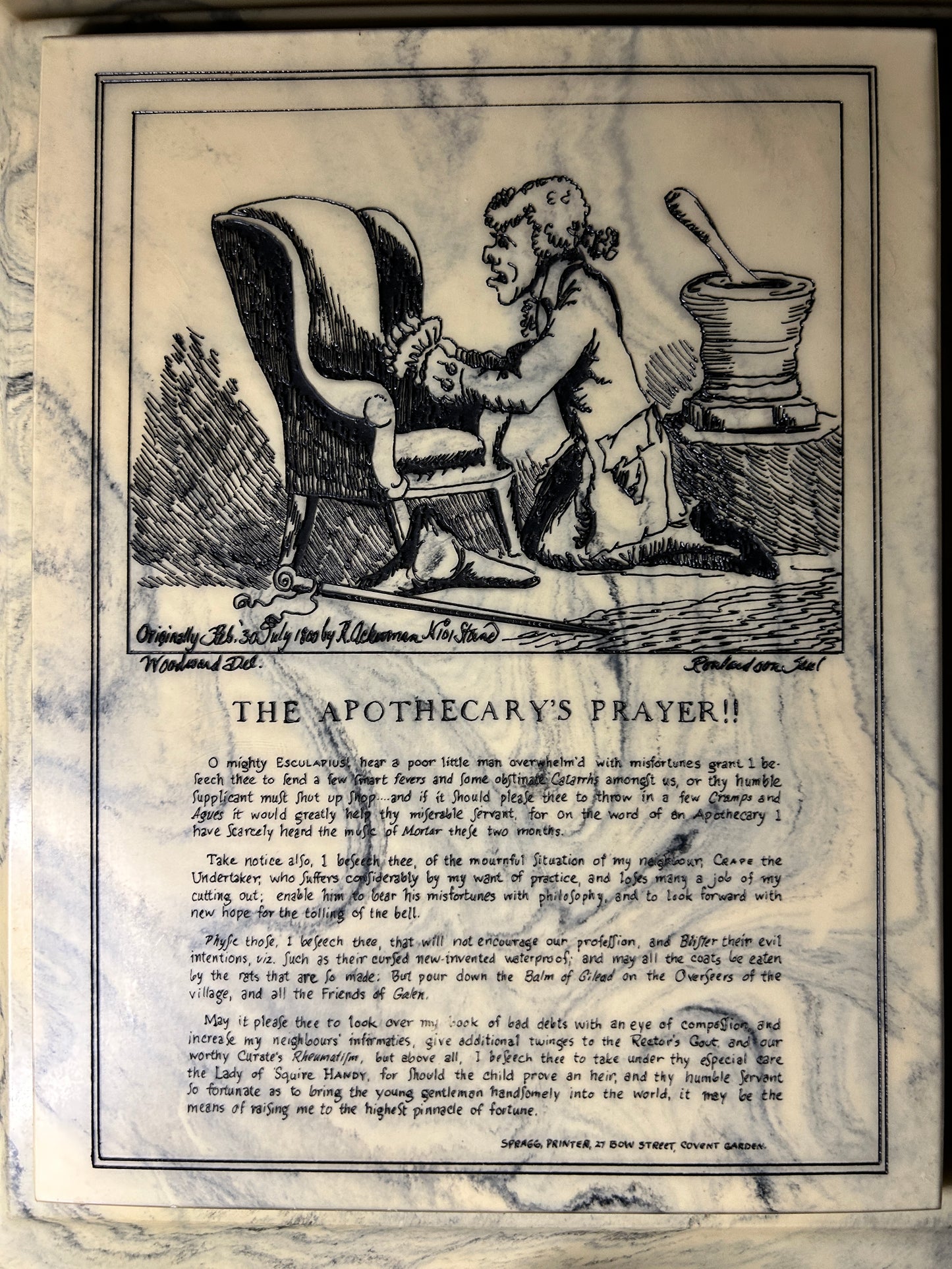 The Apothecary’s Prayer!! Wall Plaque