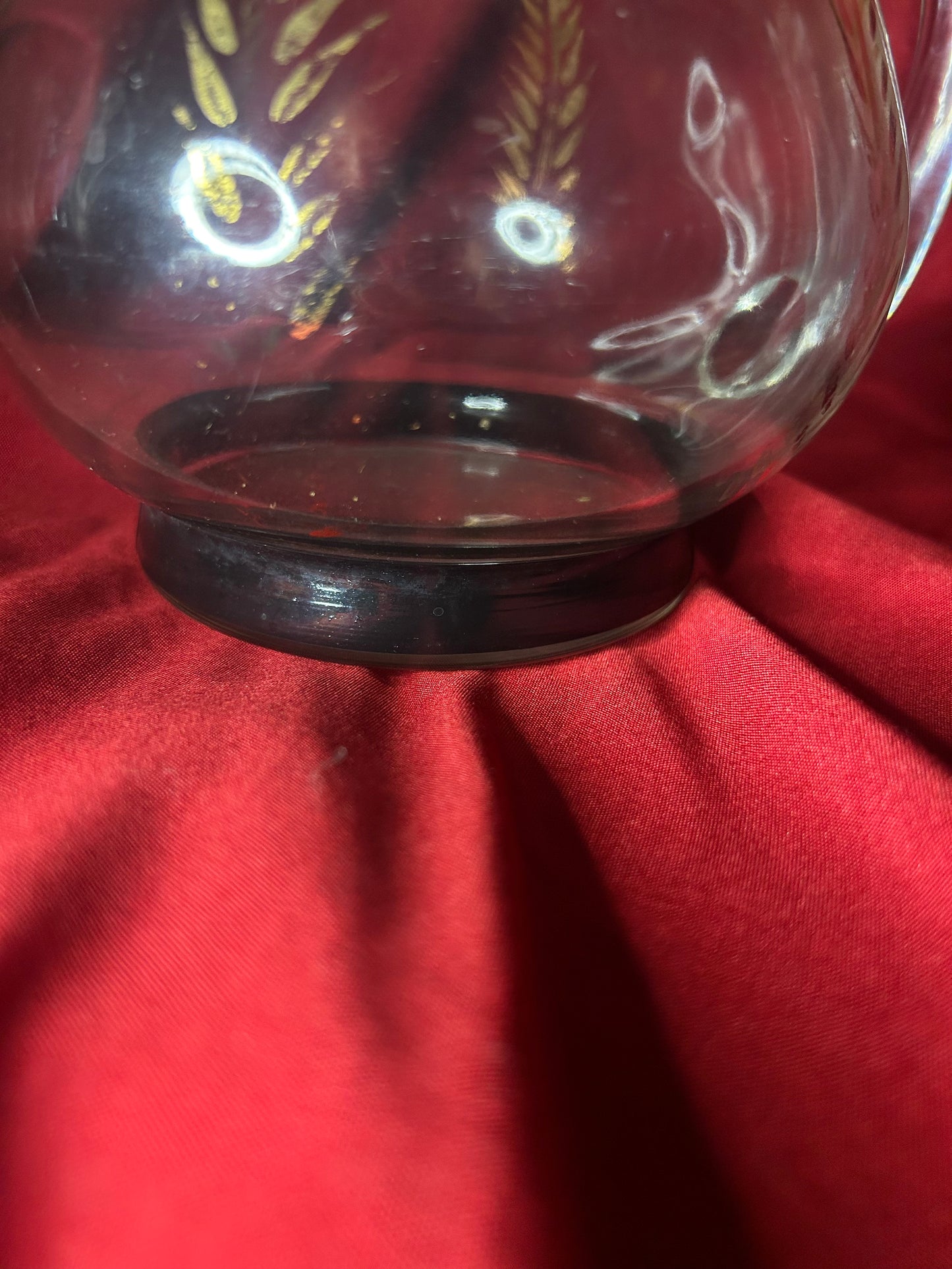 Vintage Pitcher Black & Gold