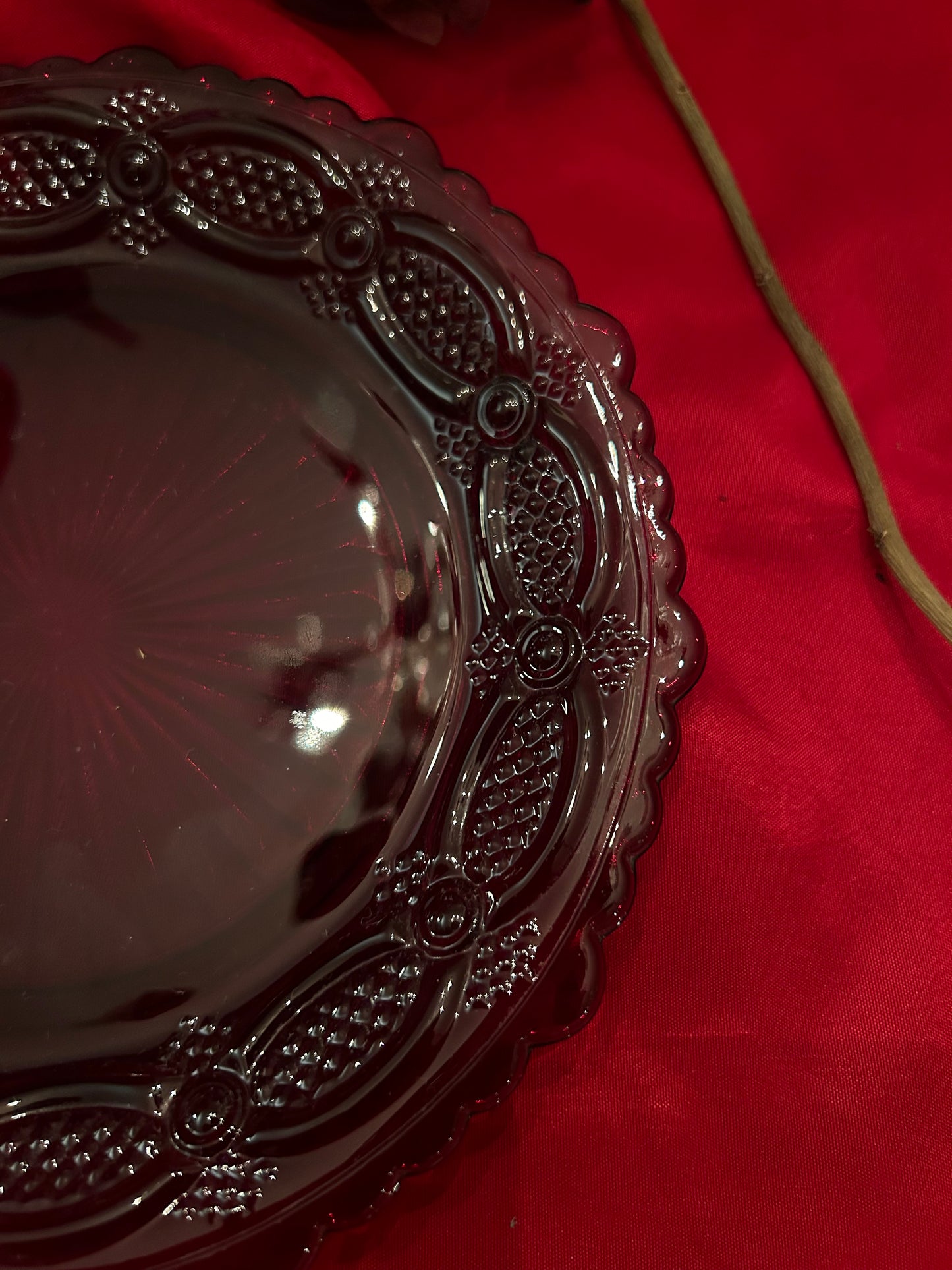 Ruby Red Cape Cod 1876 Avon Collection