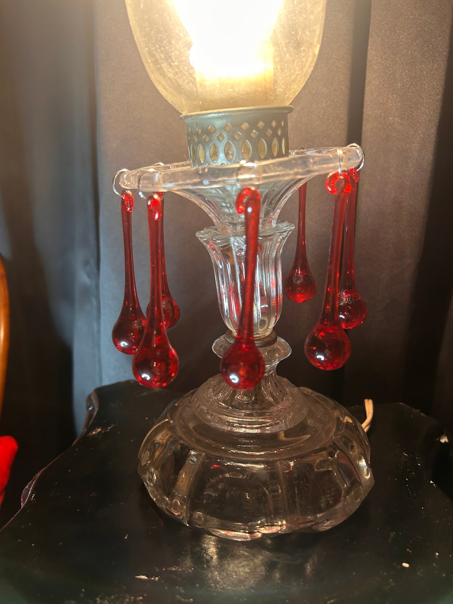 Vampire Blood Crystal Lamp