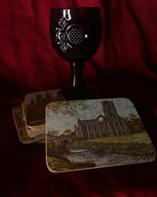 Set of 6 Coasters Yorkshire Scenes