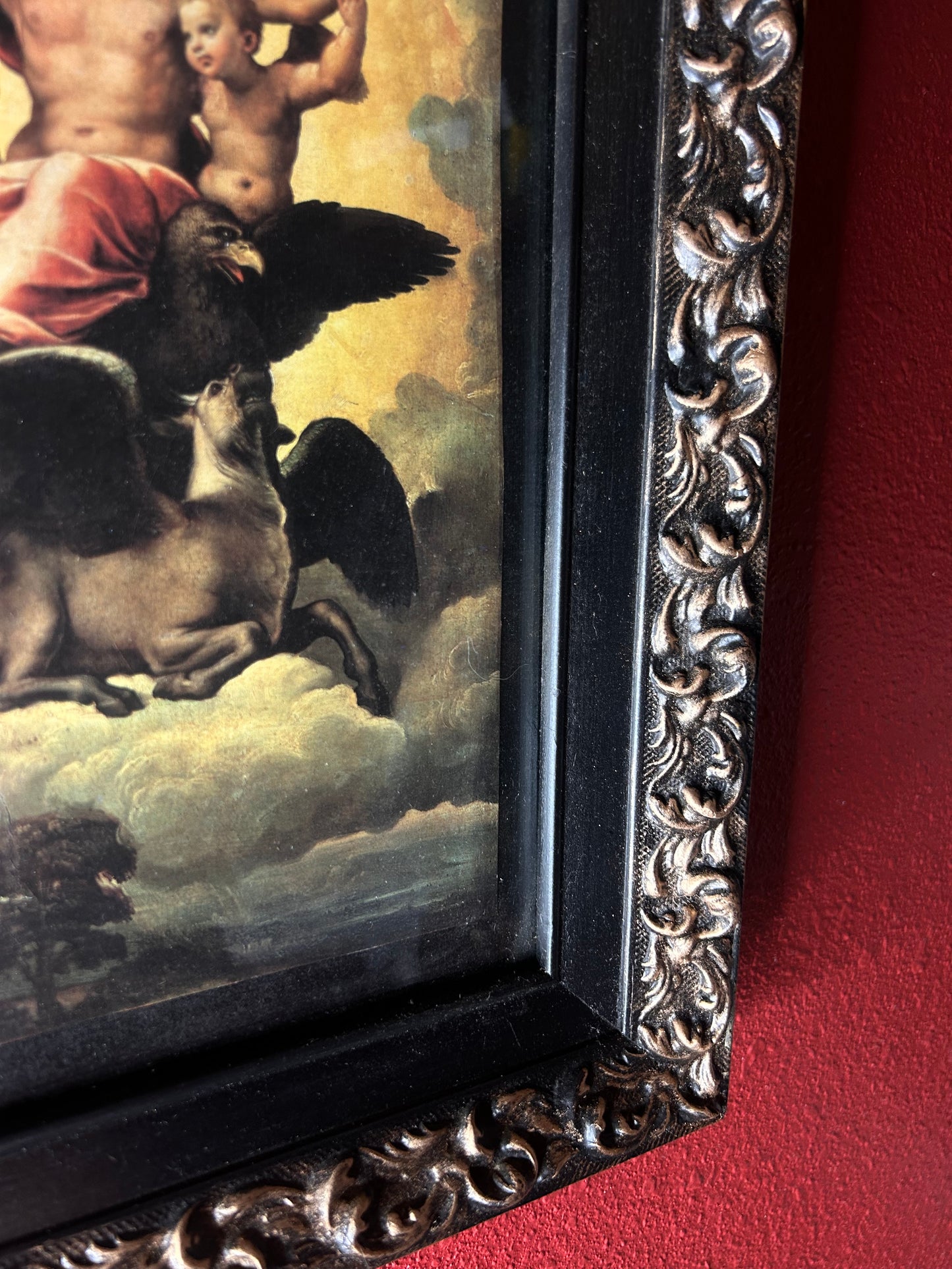 Framed Print The Vision of Ezekiel