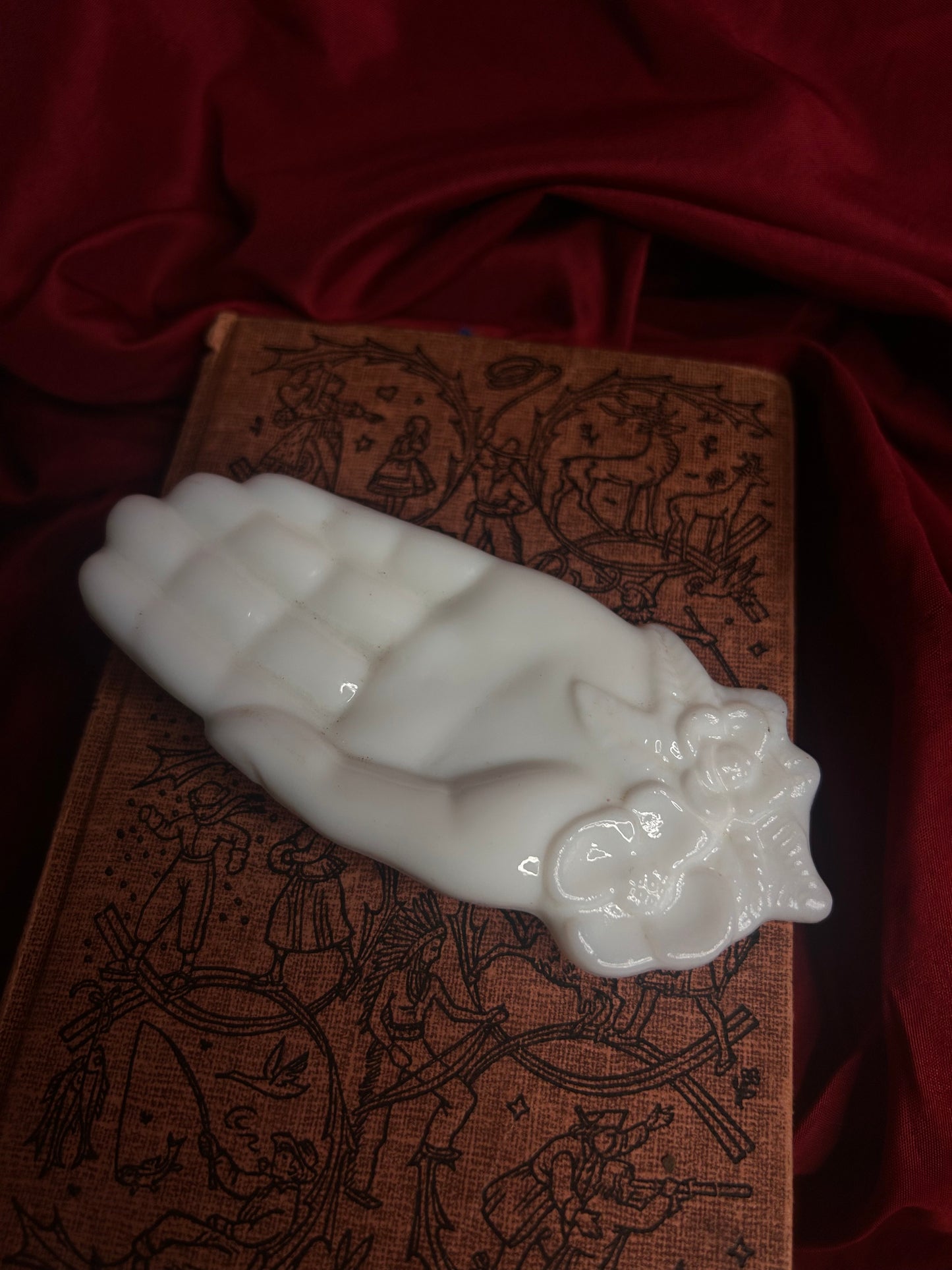 Vintage Victorian Hand Small Dish