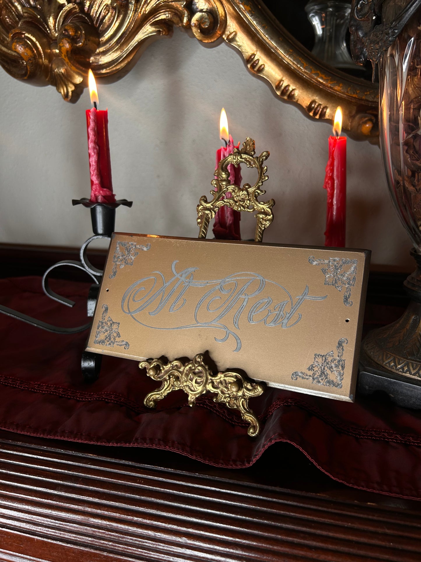 NOS Casket Plaque with Modern Engraving