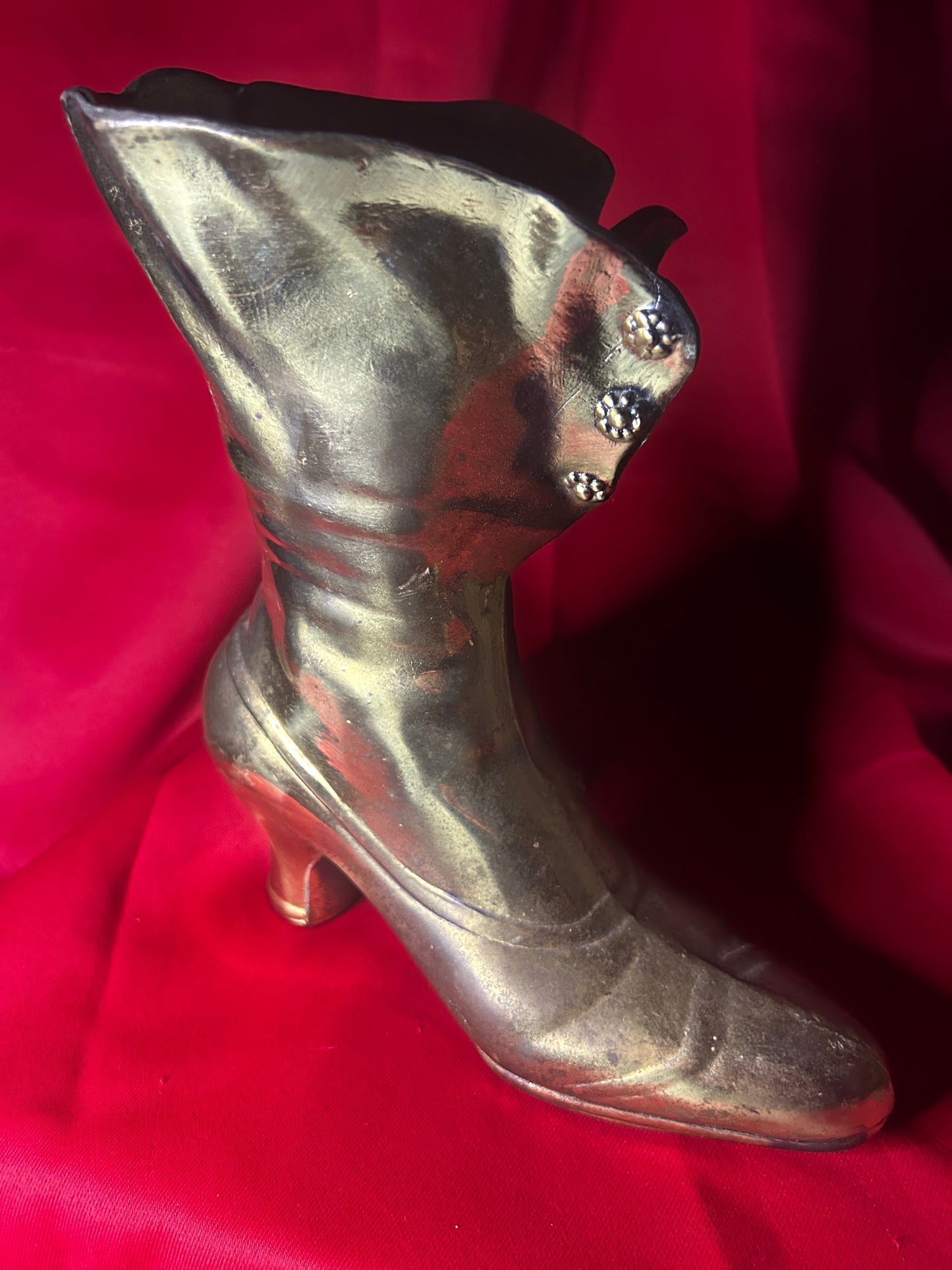 Vintage Victorian Boot Vase