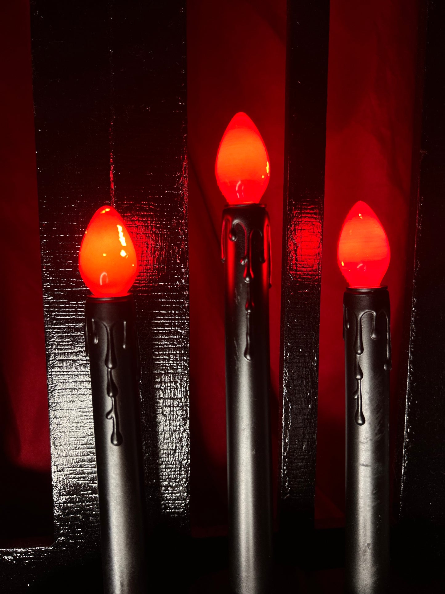 Gothic Three Bulb Electric Candle