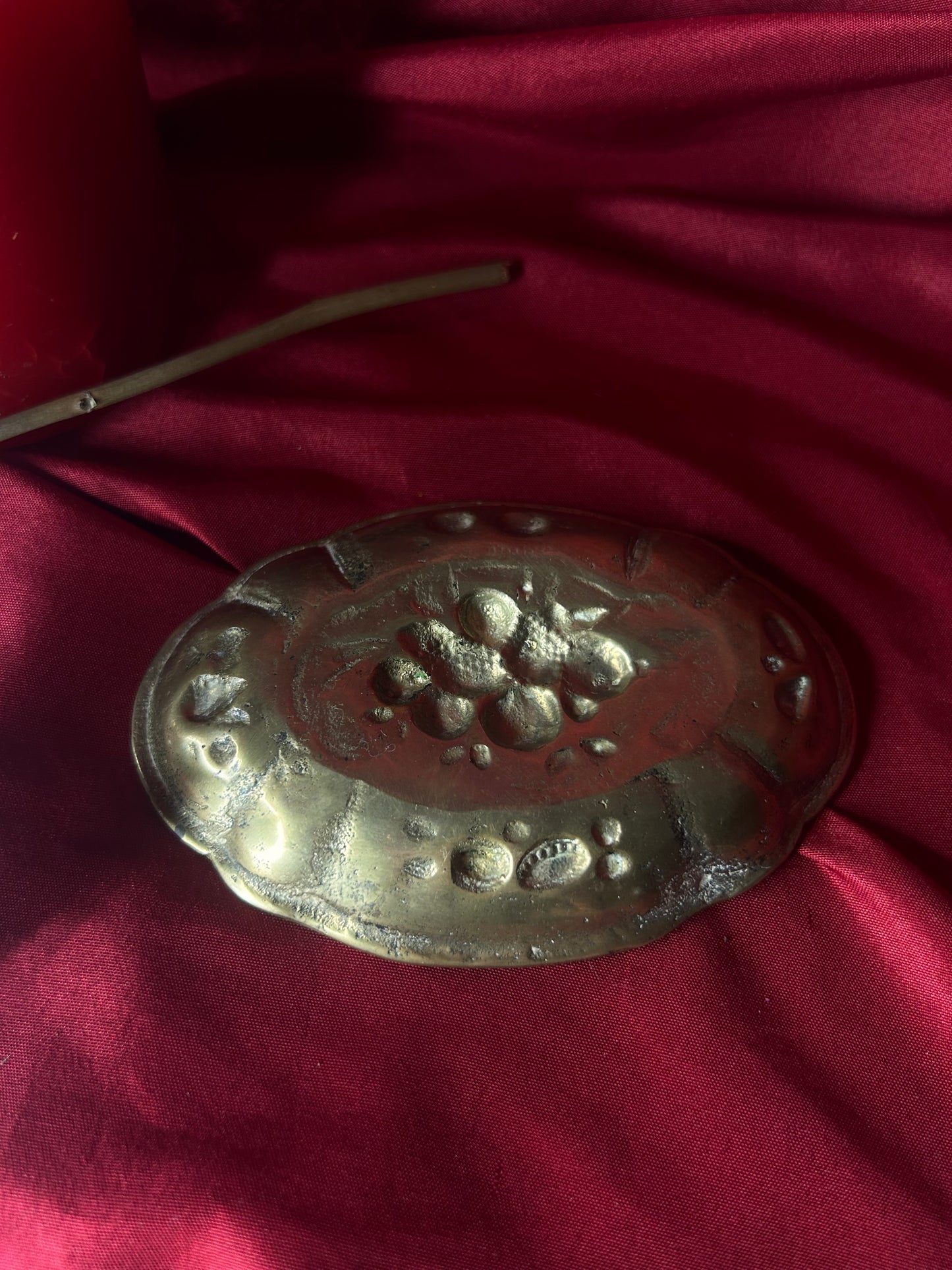 Brass Trinket Jewelry Dish