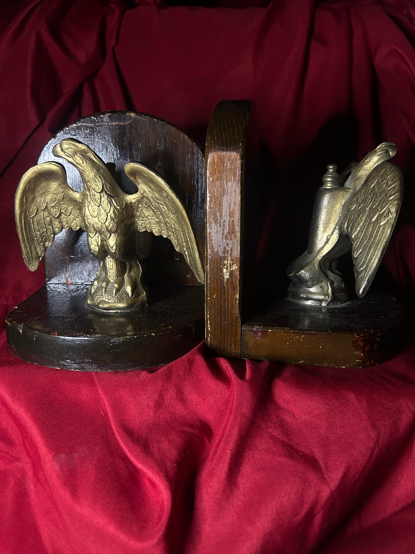 Pair of Cast Metal Eagle Bookends