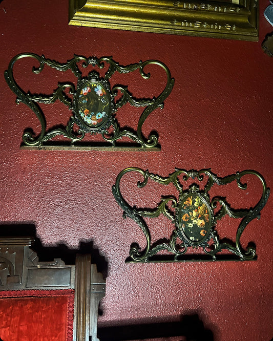 1940’s Magazine Rack turned into Pair of Large Baroque Style Frames