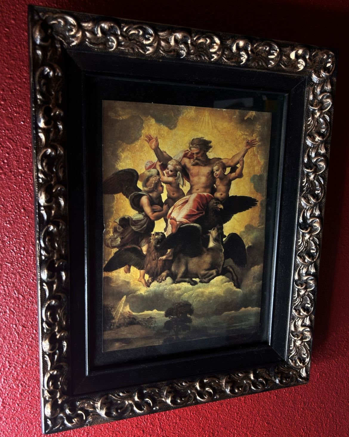 Framed Print The Vision of Ezekiel