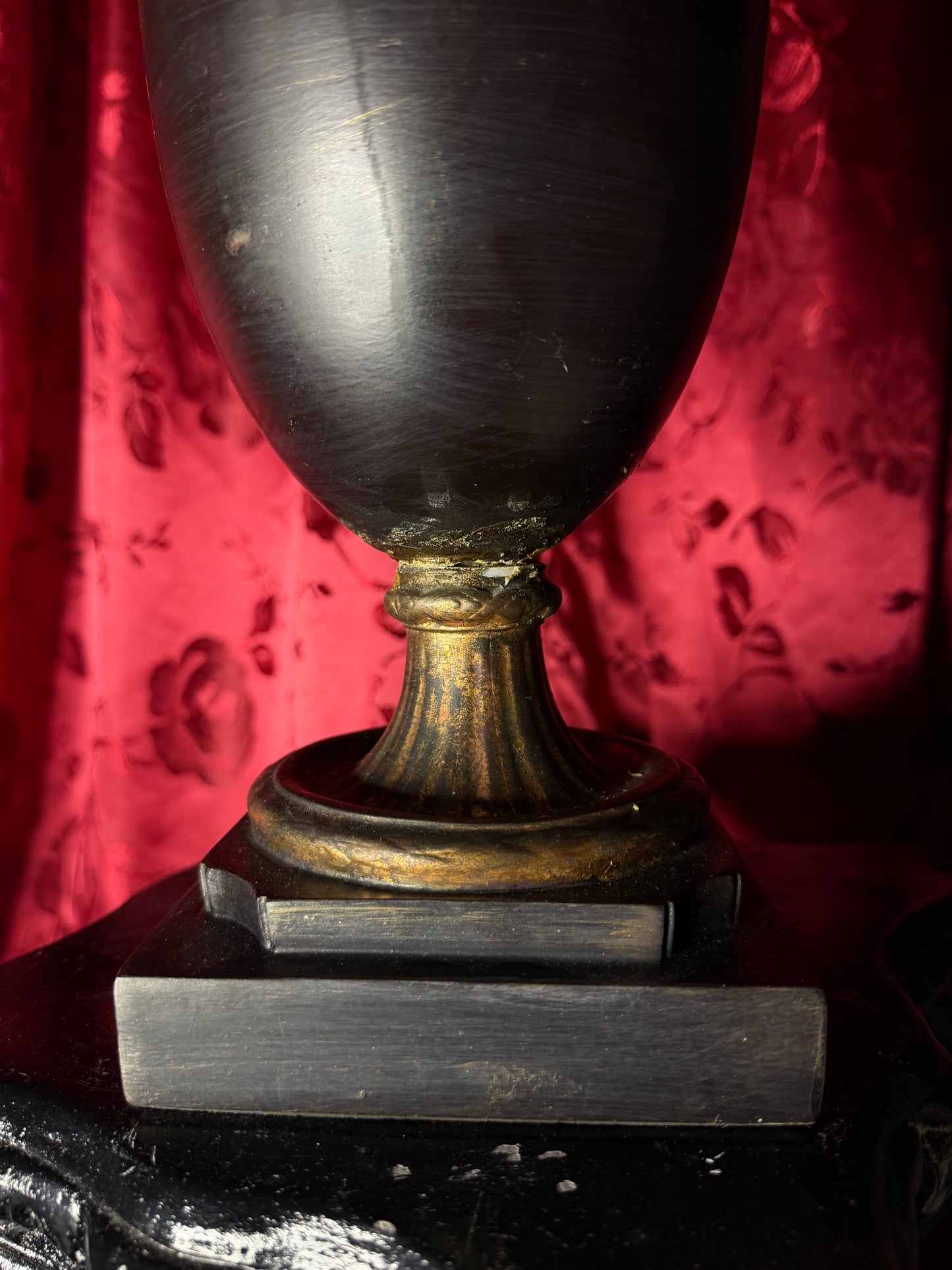 Neoclassical Style Ram Decorative Urn