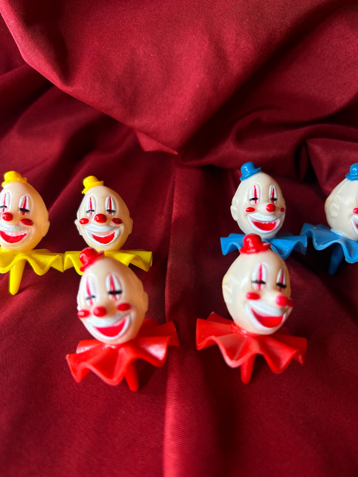 Wilton Set of 6 Clown Cupcake Toppers