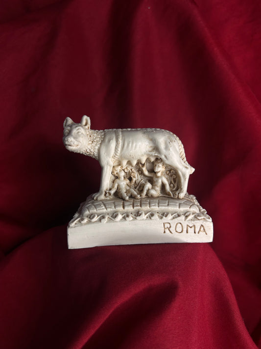 She-Wolf Romulus & Remus Statue
