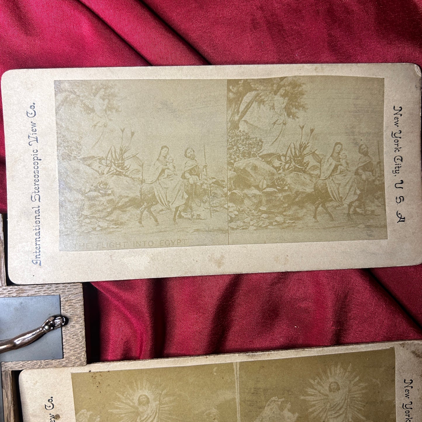 Set of 4 Religious Stereoscope Viewer Cards (1)