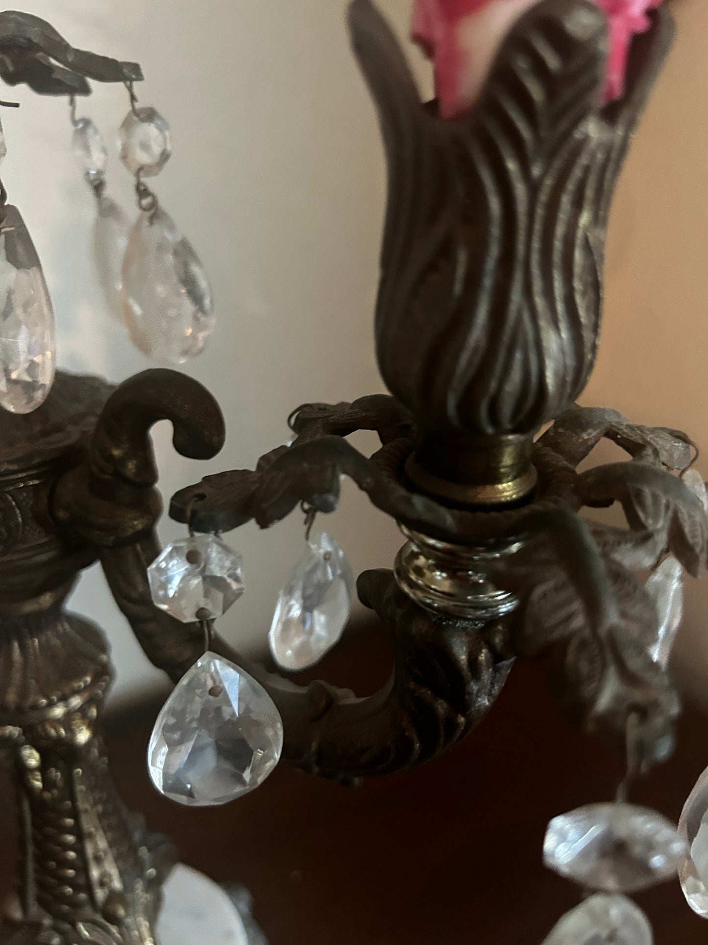 Vintage Candelabra with Ram Figures
