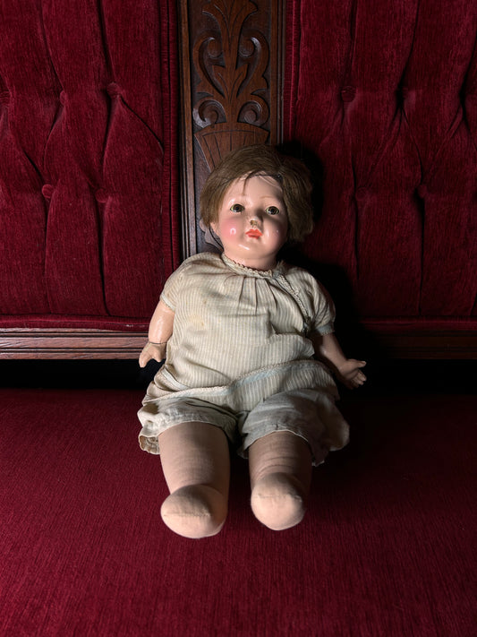 Perfectly Cracked Composition Doll