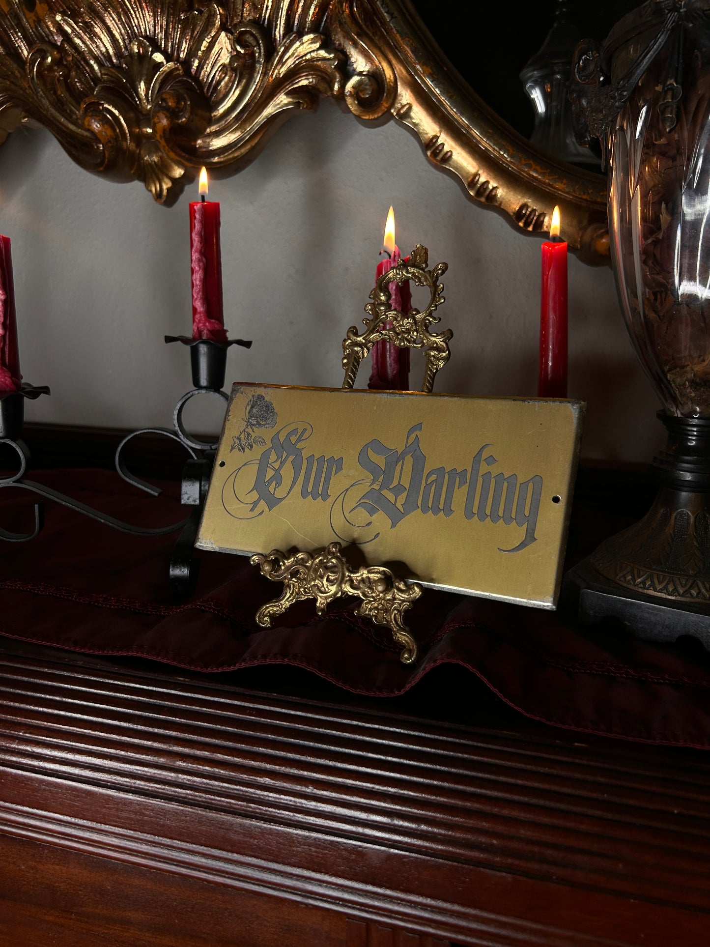 NOS Casket Plaque with Modern Engraving