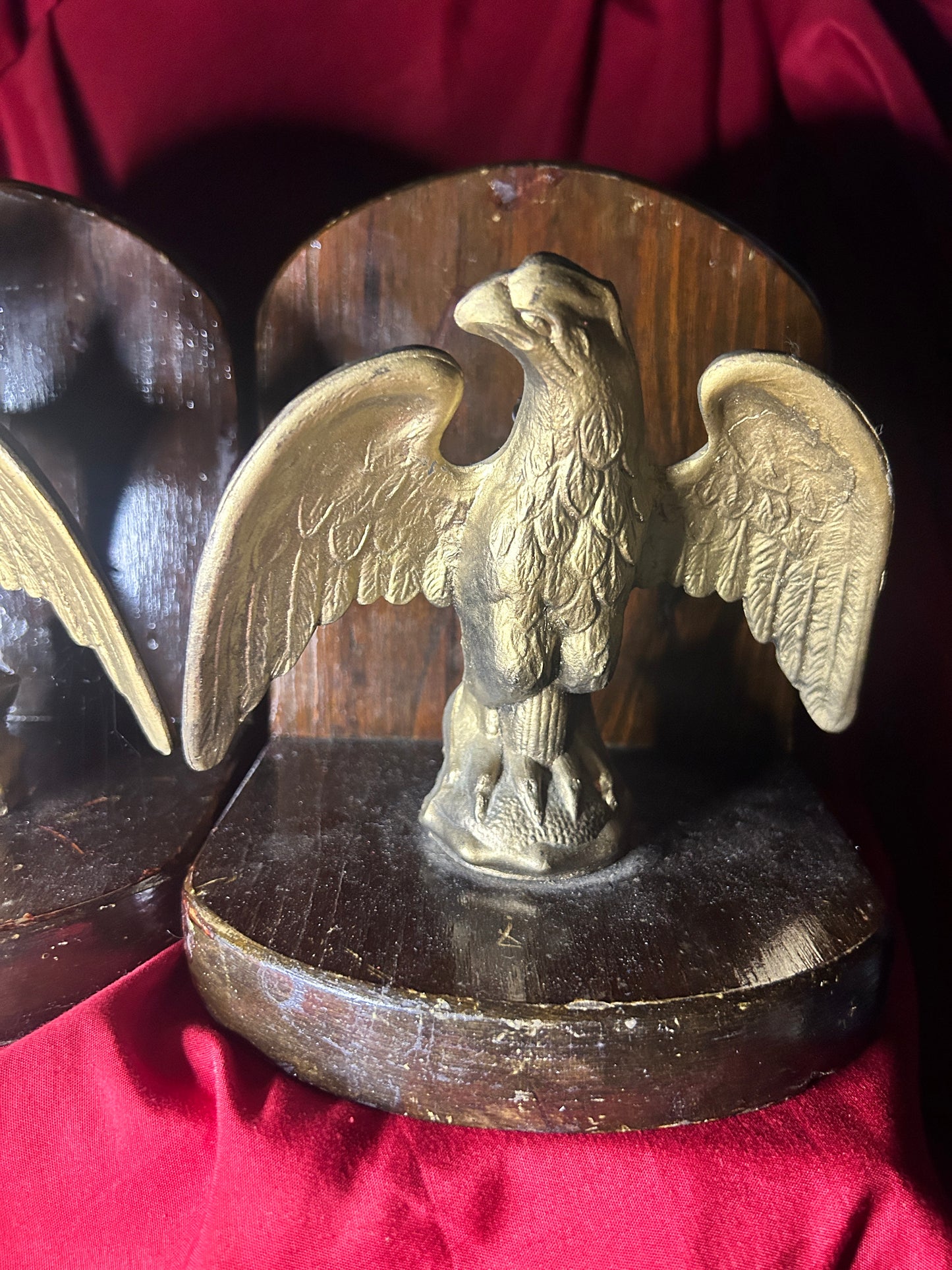 Pair of Cast Metal Eagle Bookends