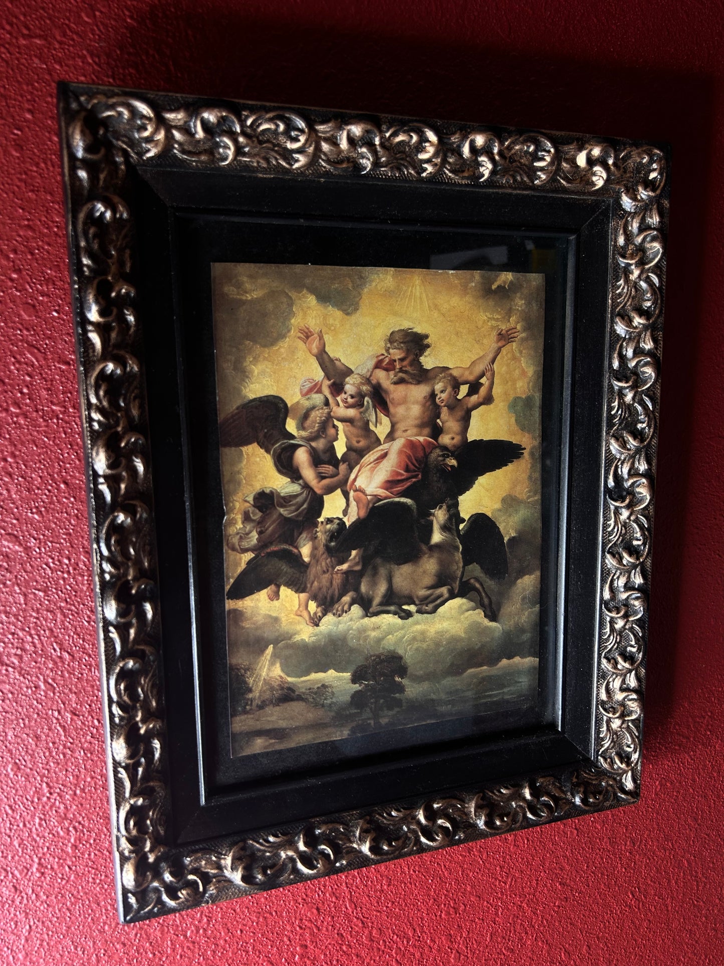 Framed Print The Vision of Ezekiel