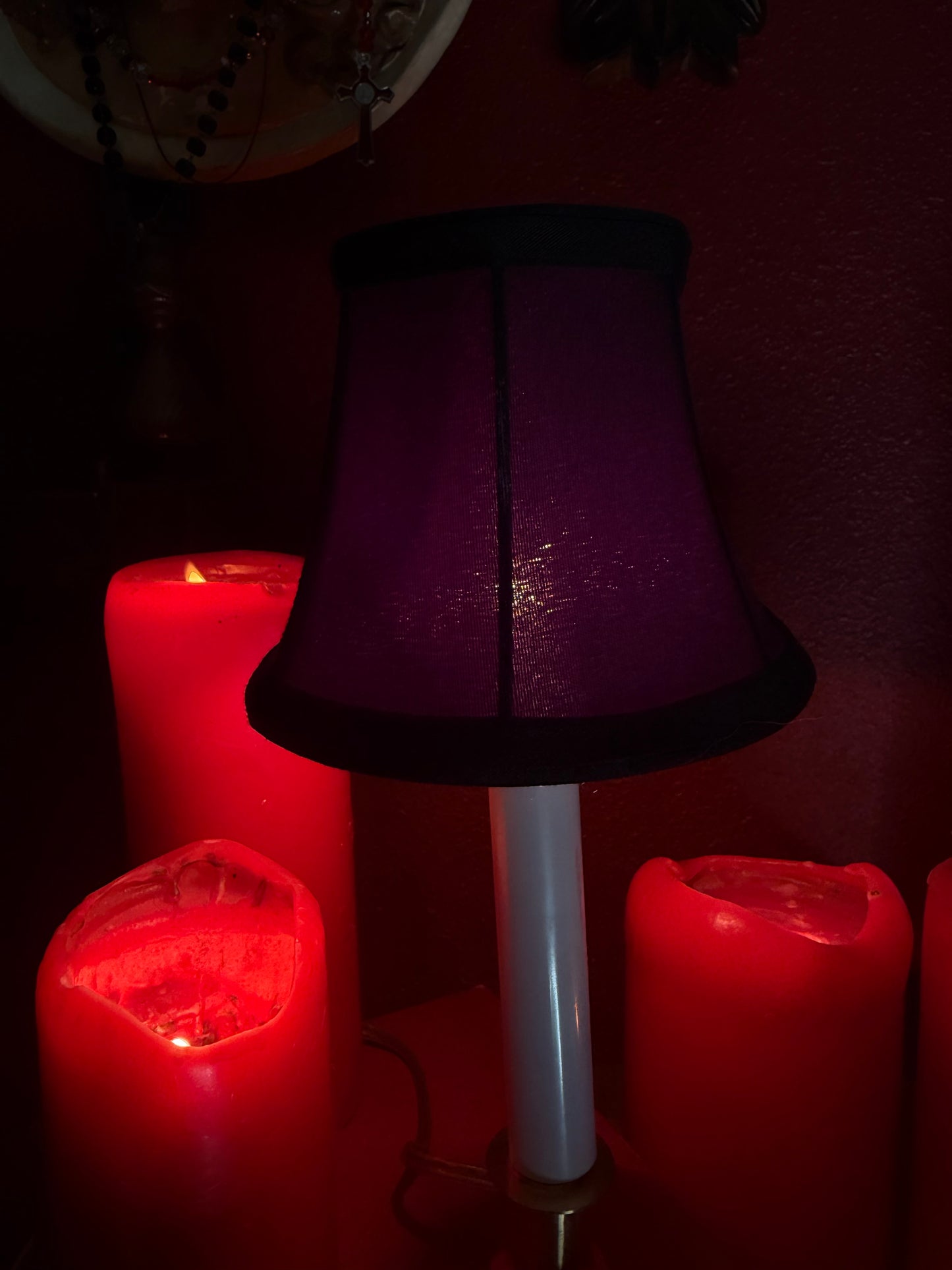 Single Mini Lamp with Black Shade