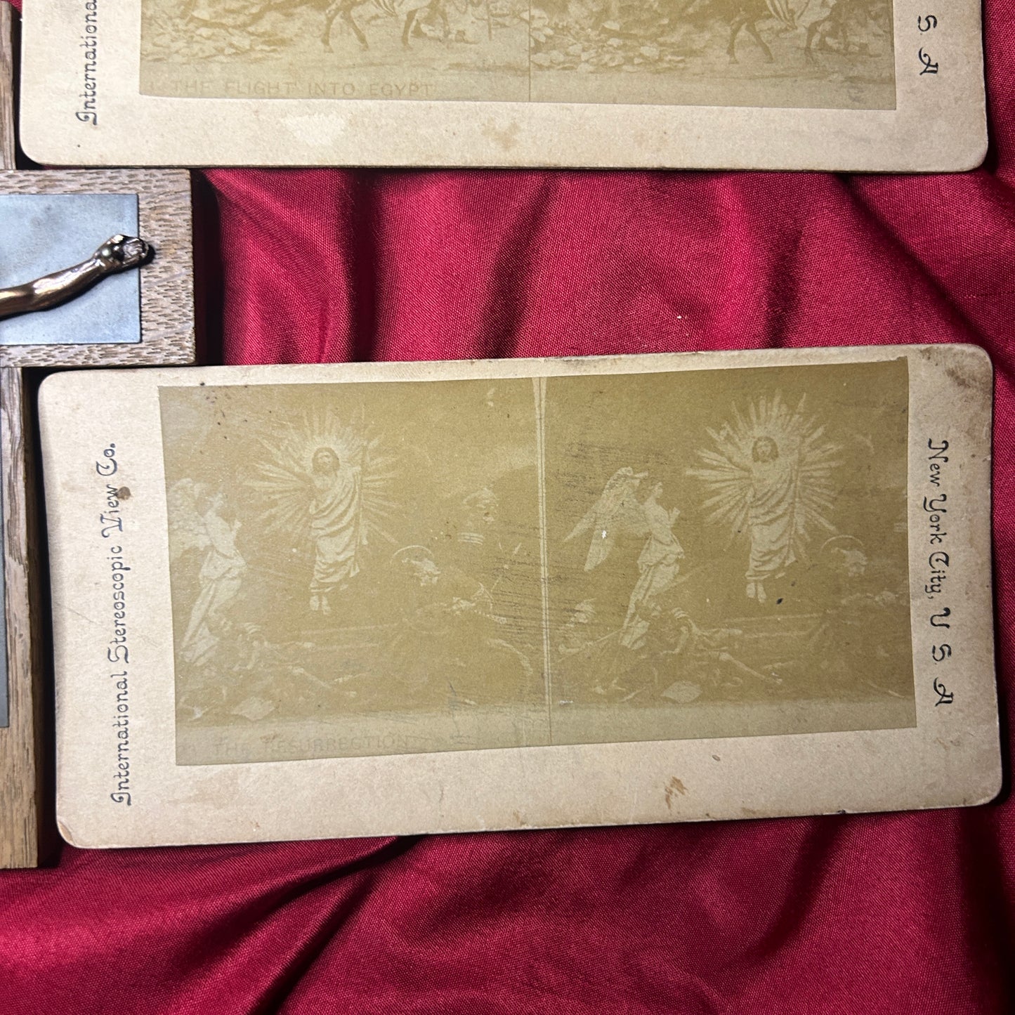 Set of 4 Religious Stereoscope Viewer Cards (1)