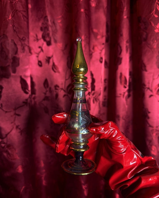 Hand Blown Made in Egypt Perfume Bottle
