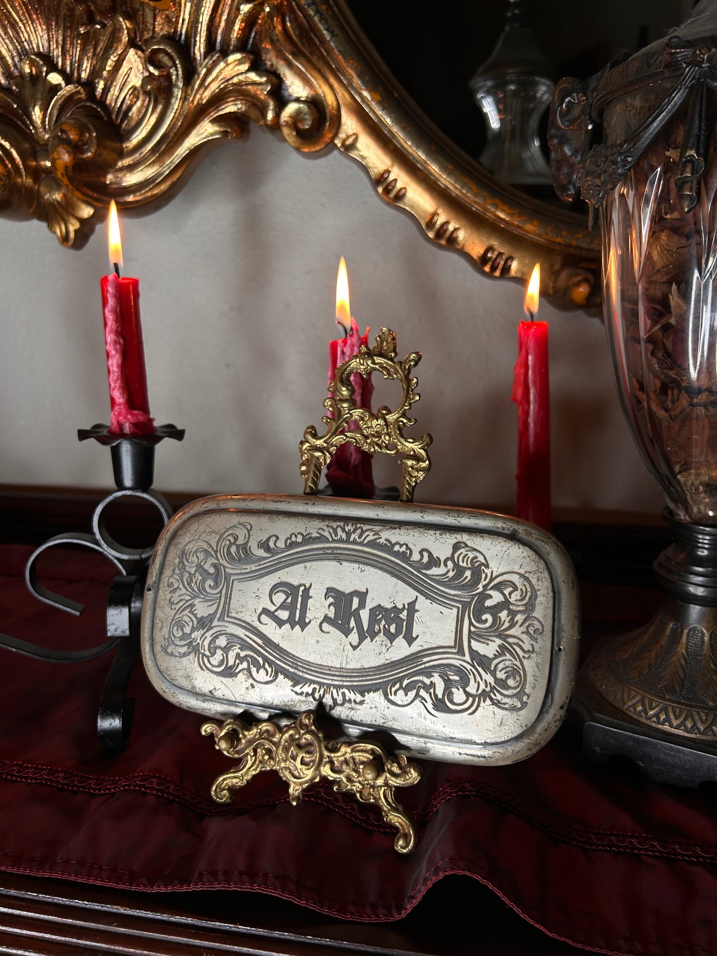 NOS Casket Plaque with Modern Engraving