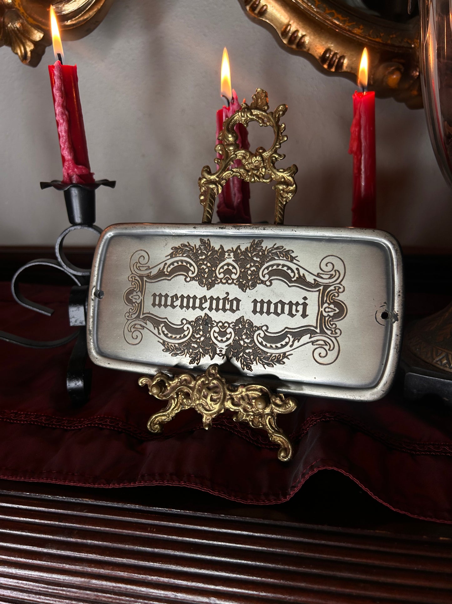NOS Casket Plaque with Modern Engraving