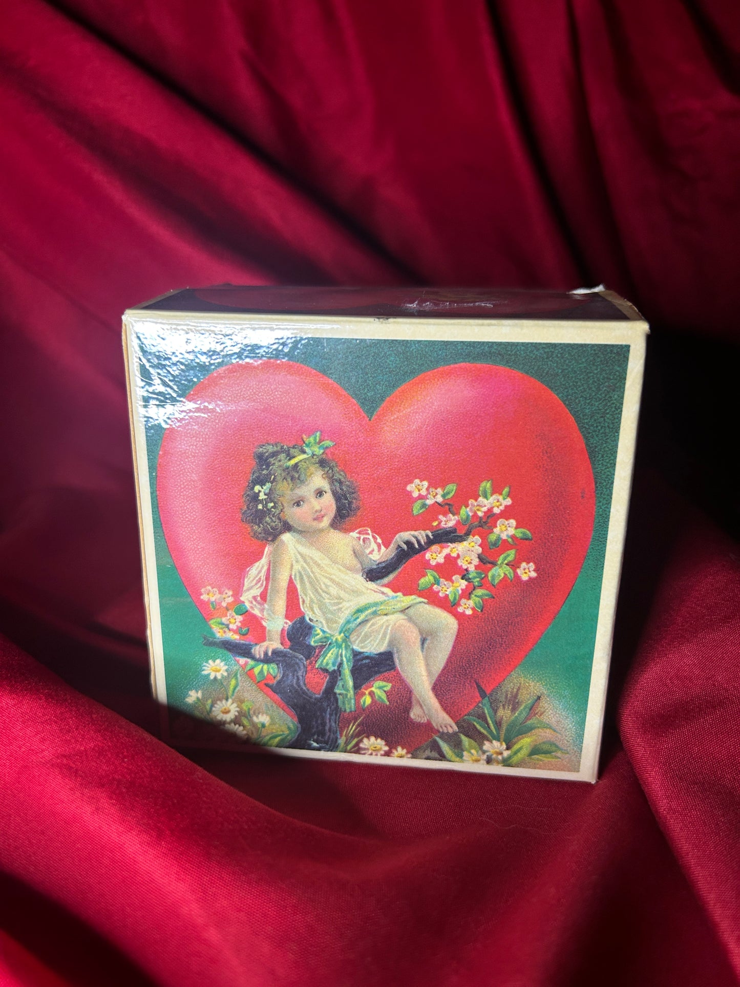Cherub Box Repro Antique Chromolithographs Cube