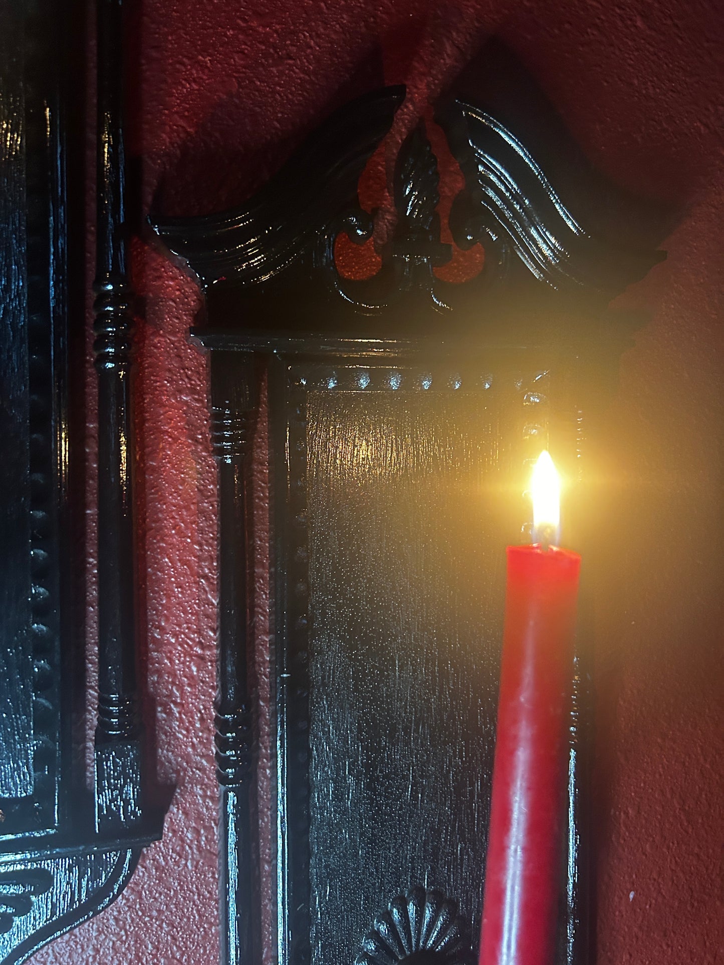 Pair of Gothic Candleholders