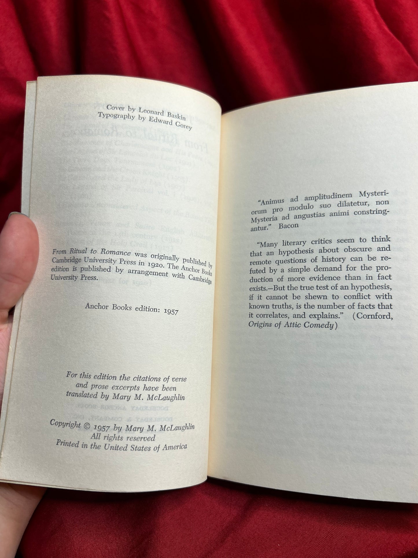 From Ritual to Romance