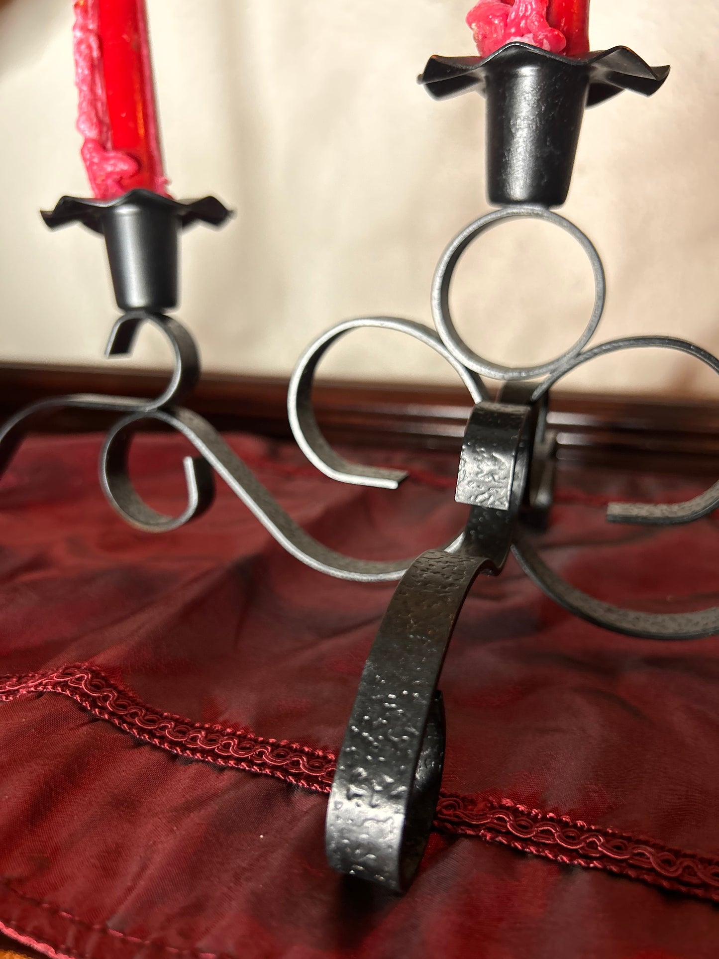 Gothic 5 Stand Speckled Candelabra