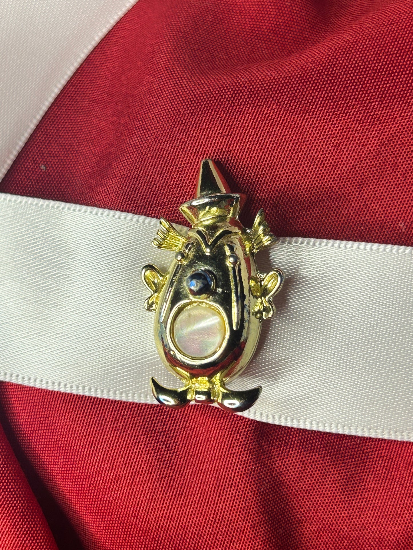Clown Brooch
