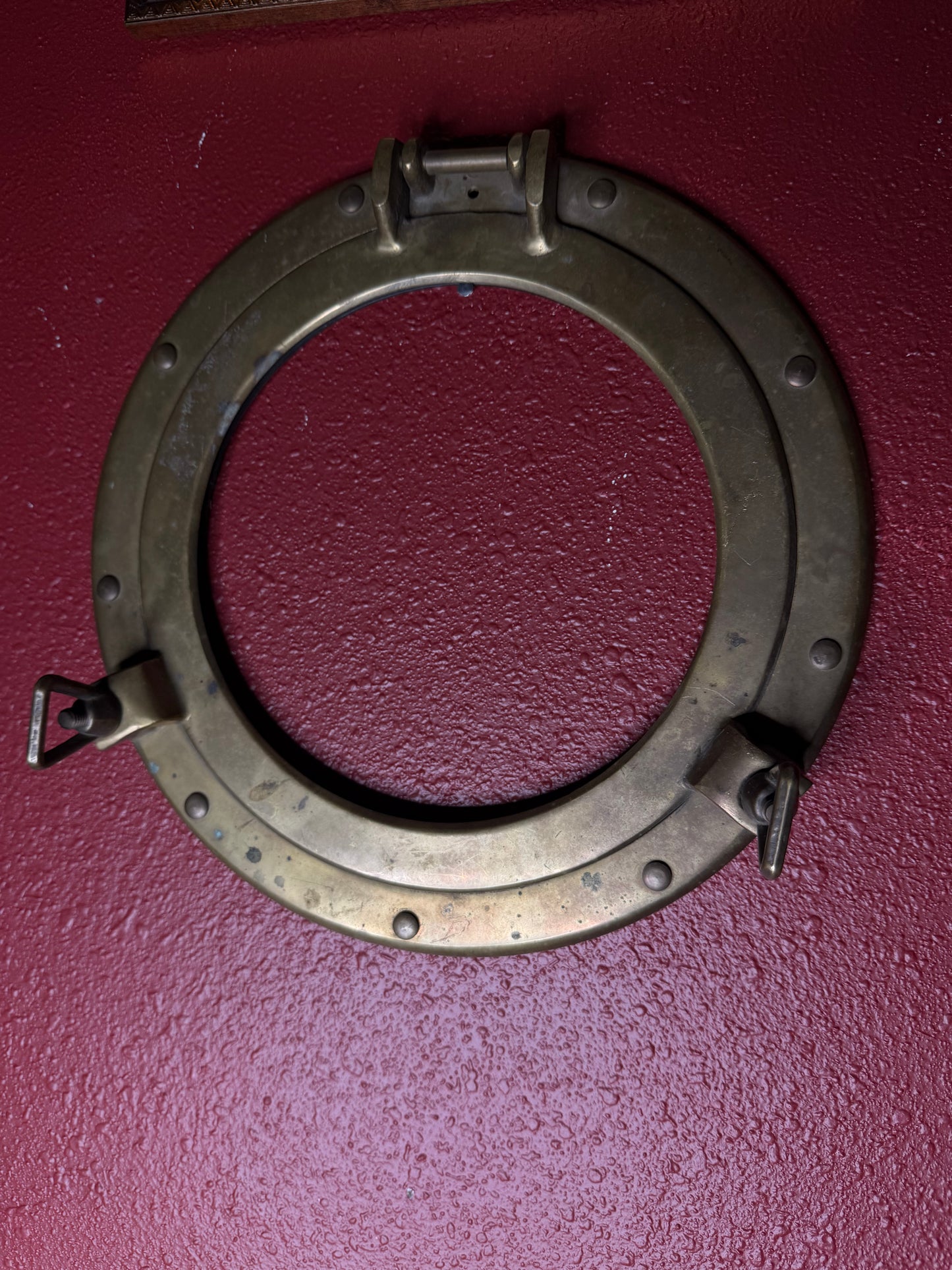 Single Nautical Brass Porthole Ship Window & Wall Porthole Decor