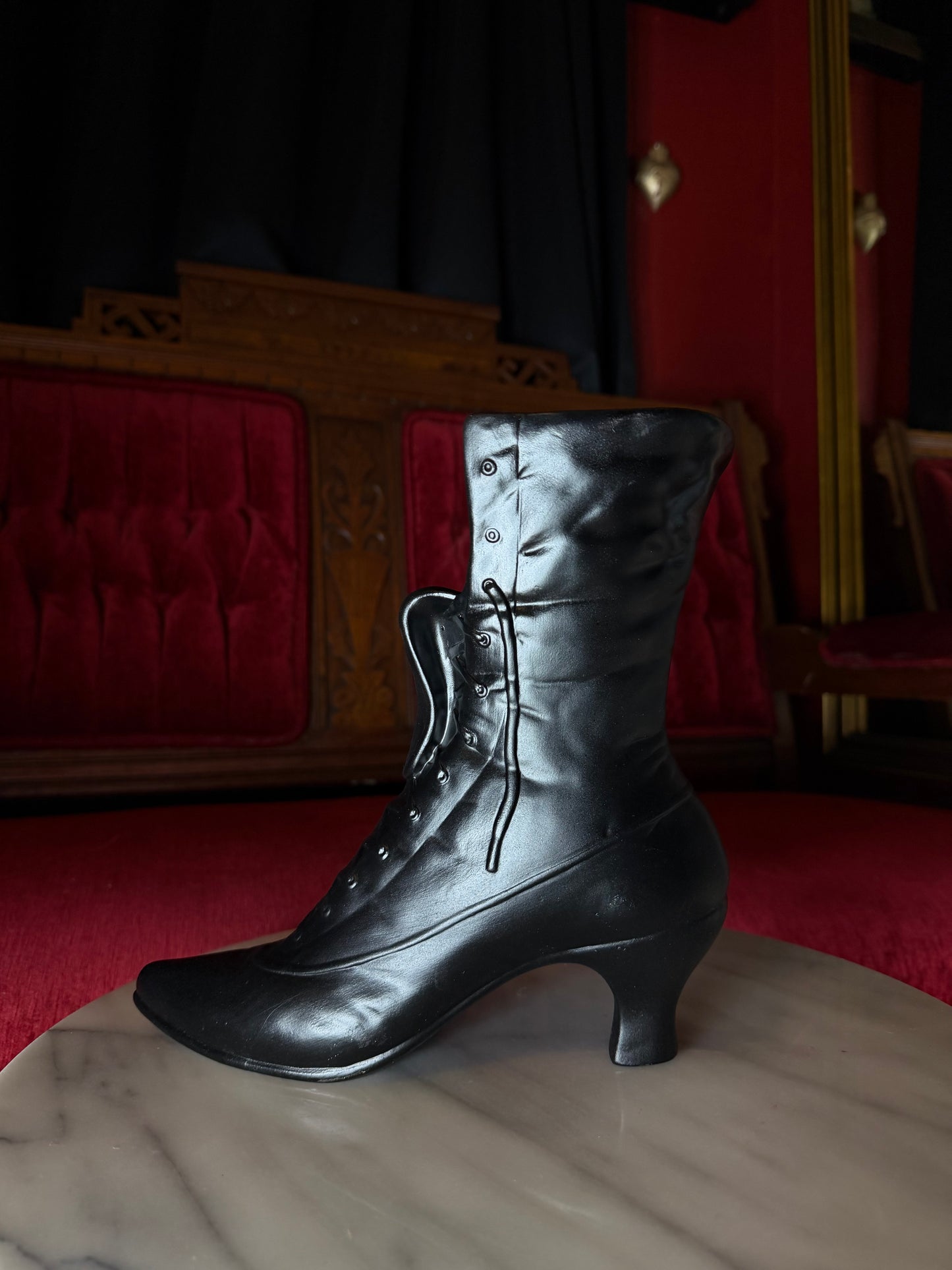 Vintage Victorian Boot Vase