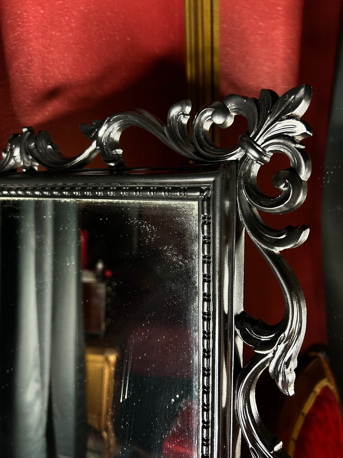 Large & HEAVY Gothic Mirror