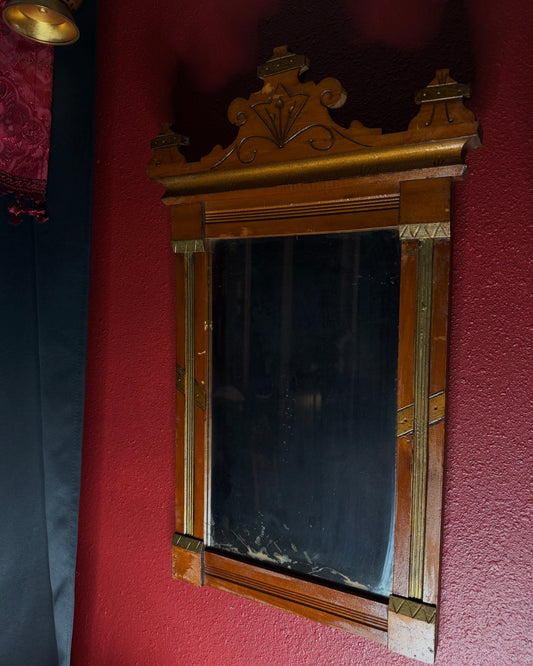 Aged Eastlake Style Mirror