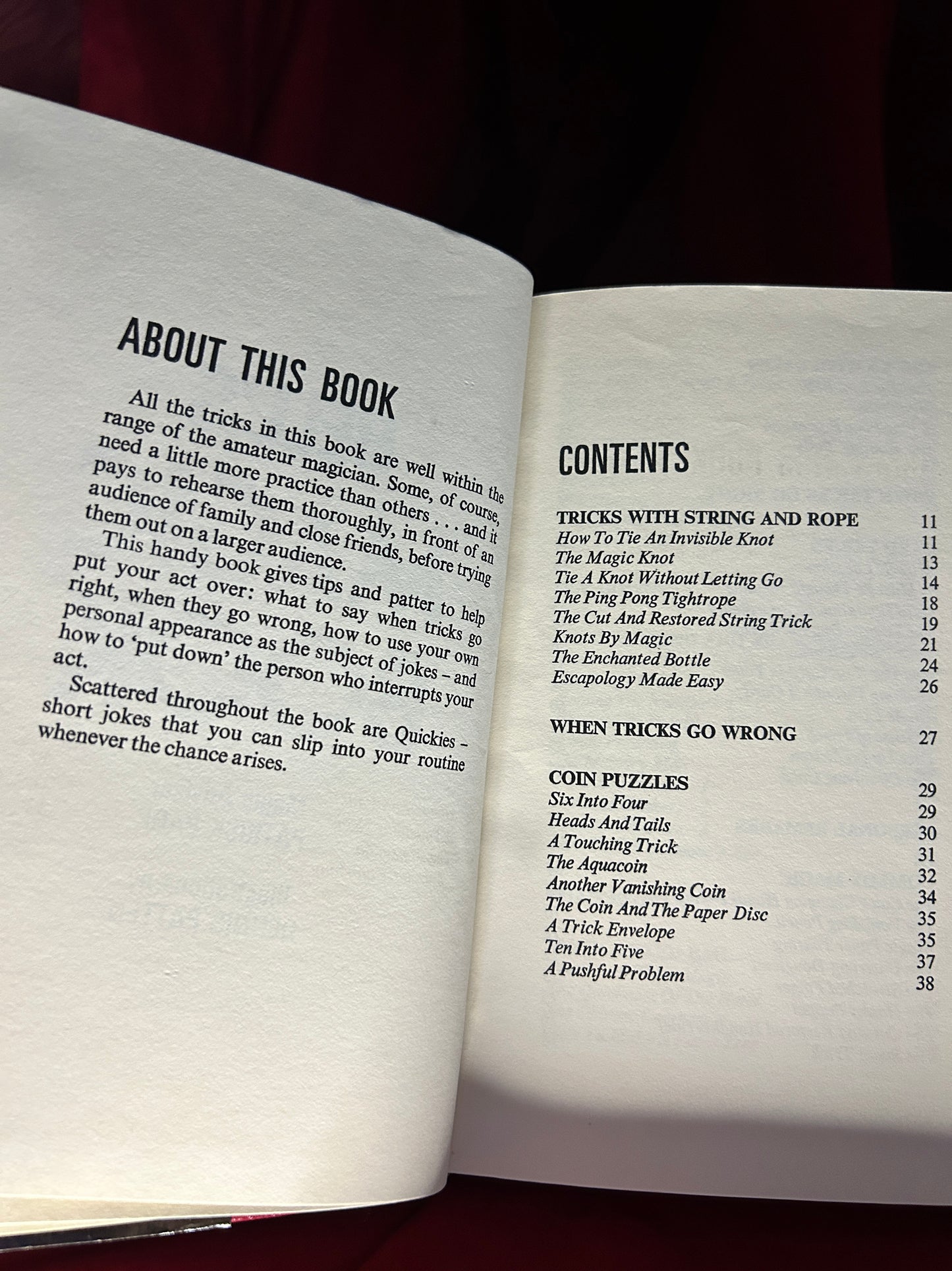 Bell's Magic Book 1973