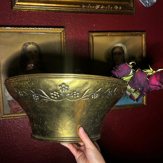 Large Gold Wall Pocket