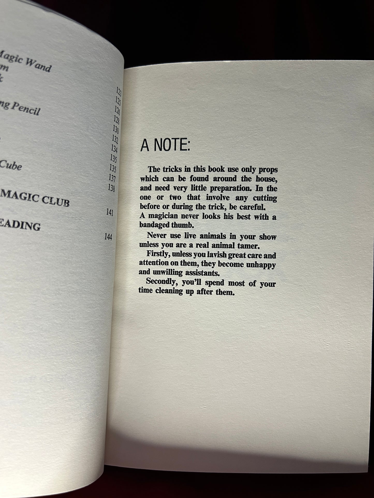 Bell's Magic Book 1973