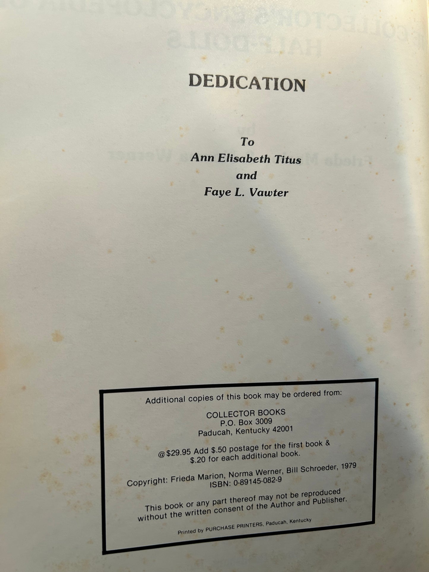 The Collector’s Encyclopedia of Half-Dolls